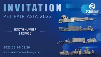 Jinan Mingde machin co, Ltd te patisipe nan PET FAIR ASIA 2023